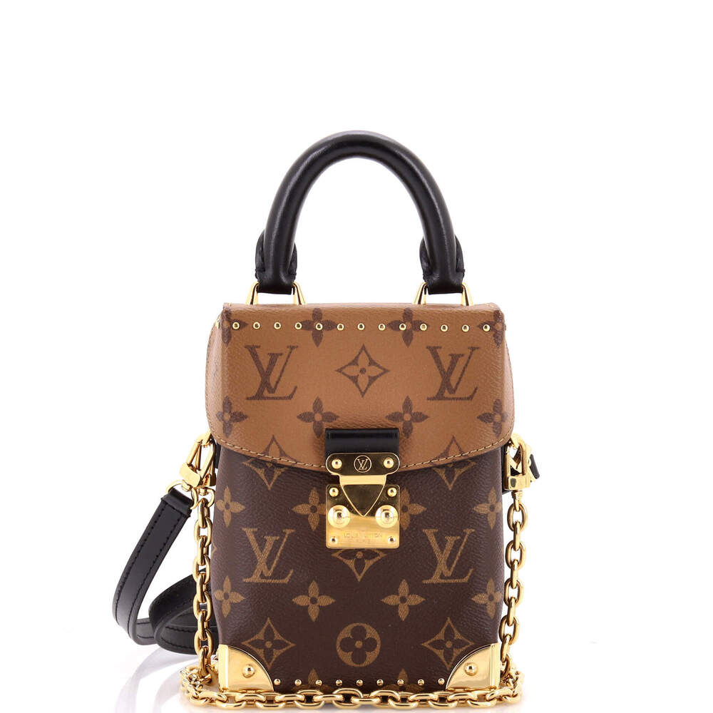Louis Vuitton Camera Box NM Handbag Studded Reverse Monogram Canvas